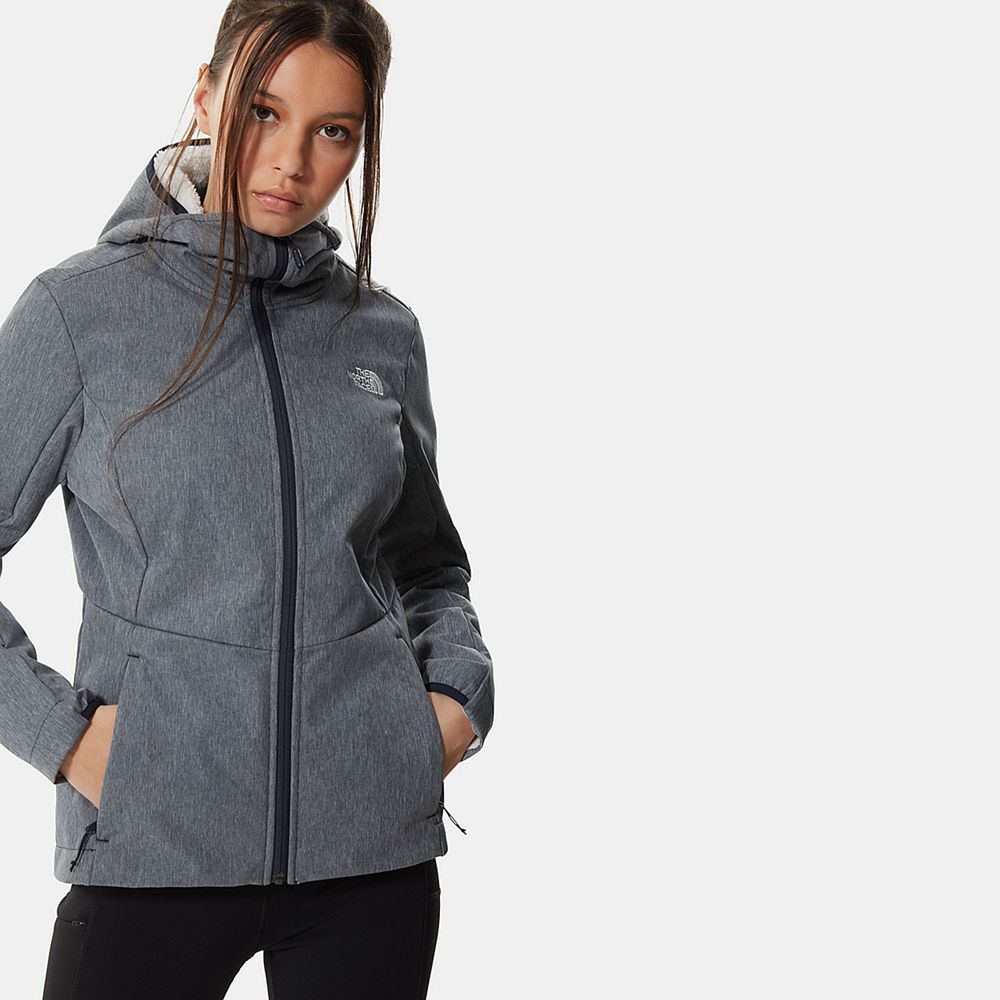 The North Face Lightweight Jackets Womens Australia - The North Face Quest Highloft Softshell Navy H